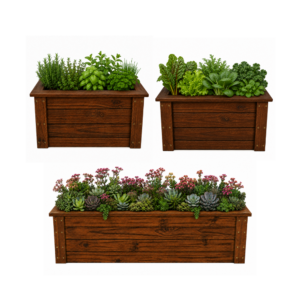 Varnished Just for Kids Planter Boxes - Combo